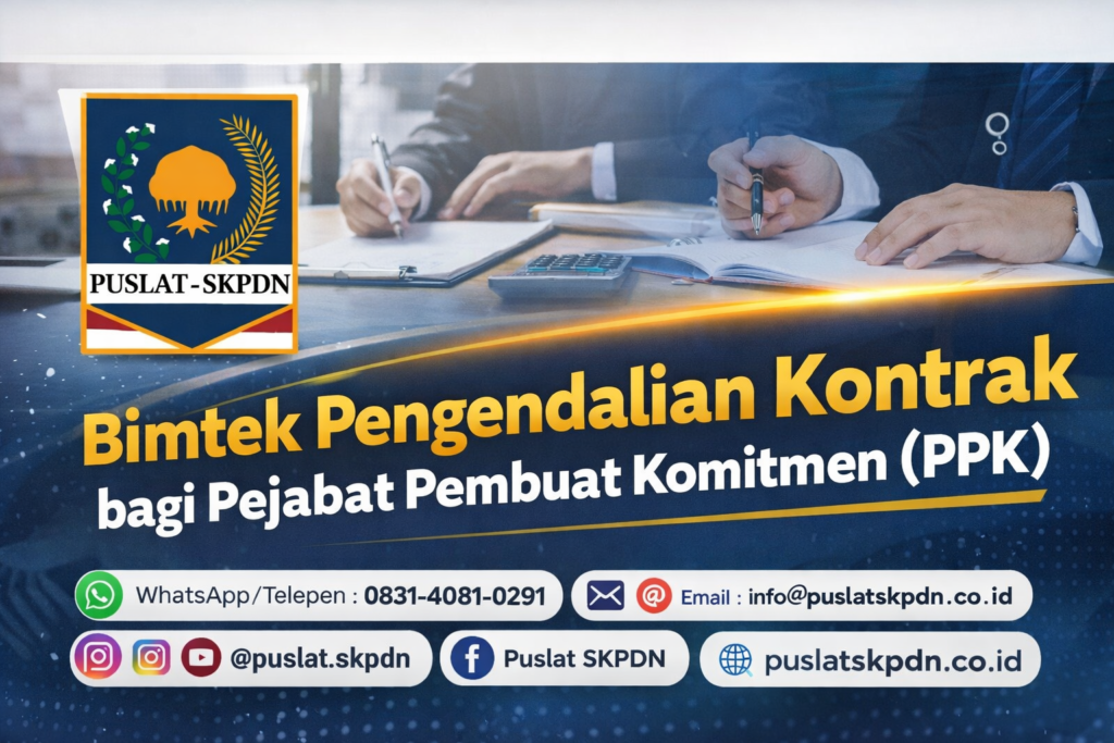 Bimtek Pengendalian Kontrak bagi Pejabat Pembuat Komitmen (PPK)