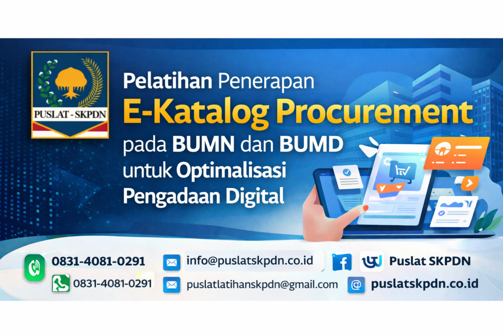 Pelatihan Penerapan E-Katalog Procurement pada BUMN dan BUMD untuk Optimalisasi Pengadaan Digital