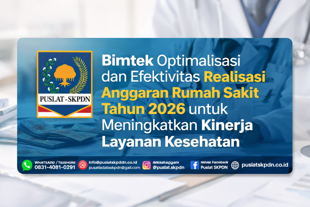 Bimtek Optimalisasi dan Efektivitas Realisasi Anggaran Rumah Sakit Tahun 2026 untuk Meningkatkan Kinerja Layanan Kesehatan