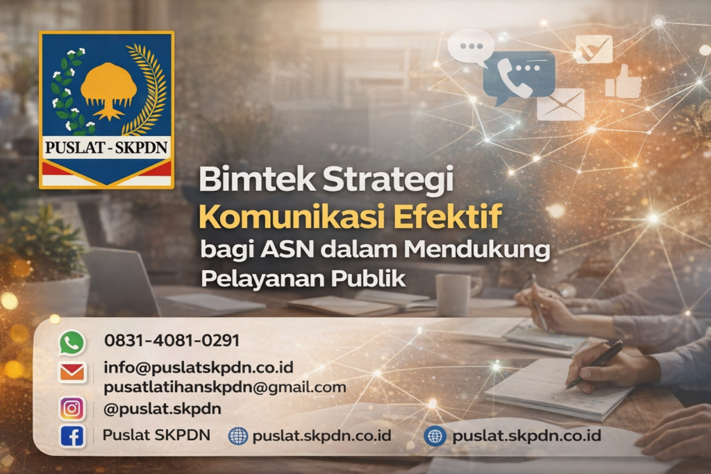 Bimtek Strategi Komunikasi Efektif bagi ASN dalam Mendukung Pelayanan Publik