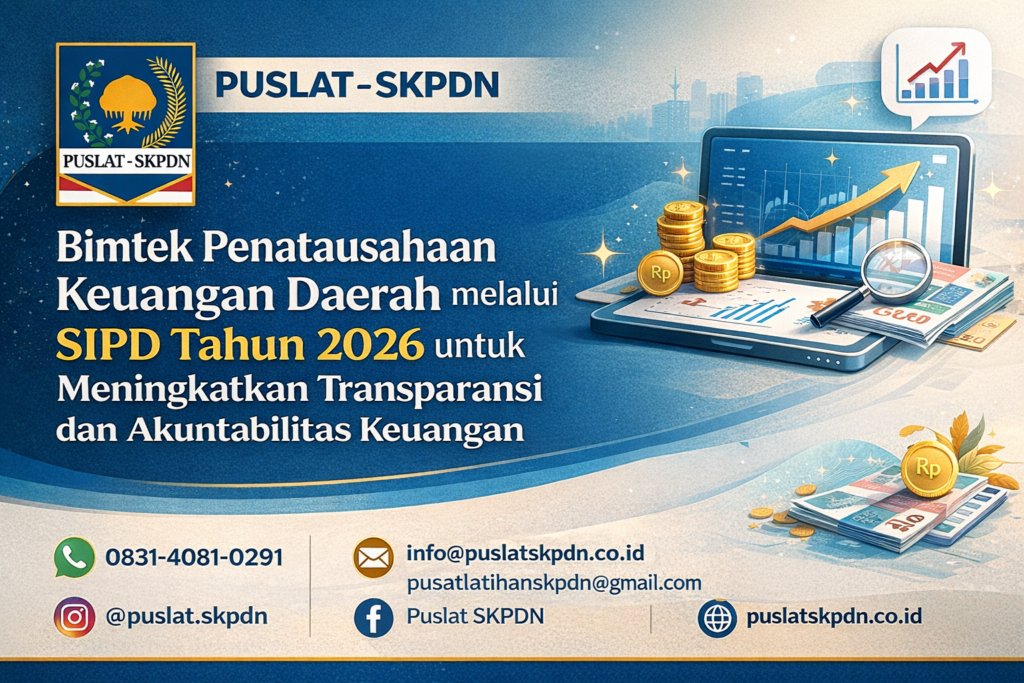 Bimtek Penatausahaan Keuangan Daerah melalui SIPD Tahun 2026 untuk Meningkatkan Transparansi dan Akuntabilitas Keuangan