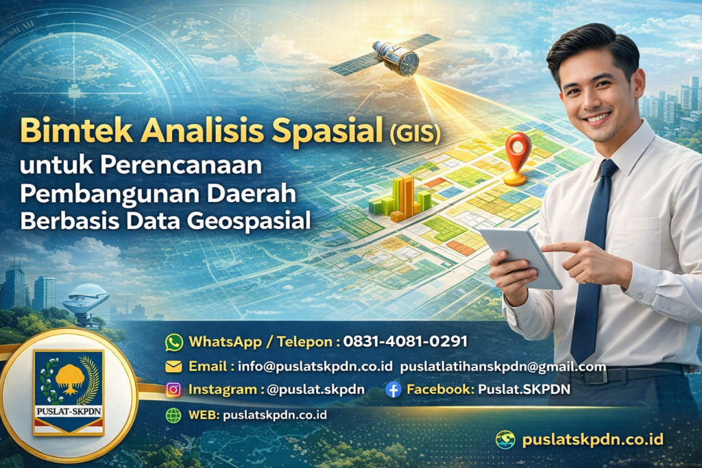 Bimtek Analisis Spasial (GIS) untuk Perencanaan Pembangunan Daerah Berbasis Data Geospasial