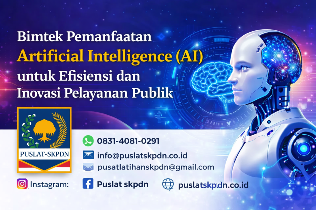 Bimtek Pemanfaatan Artificial Intelligence (AI) untuk Efisiensi dan Inovasi Pelayanan Publik