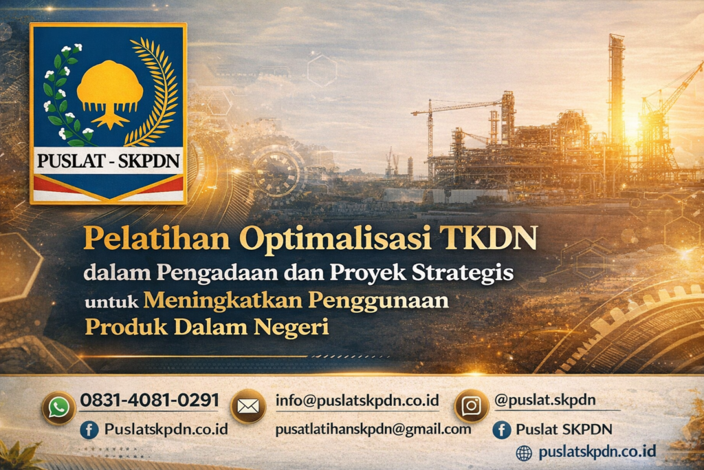 Pelatihan Optimalisasi TKDN dalam Pengadaan dan Proyek Strategis untuk Meningkatkan Penggunaan Produk Dalam Negeri