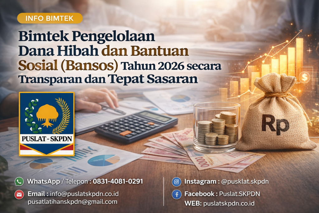 Bimtek Pengelolaan Dana Hibah dan Bantuan Sosial (Bansos) Tahun 2026 secara Transparan dan Tepat Sasaran