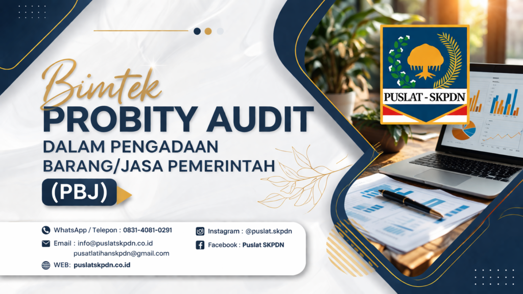 Bimtek Probity Audit dalam Pengadaan Barang/Jasa Pemerintah (PBJ)