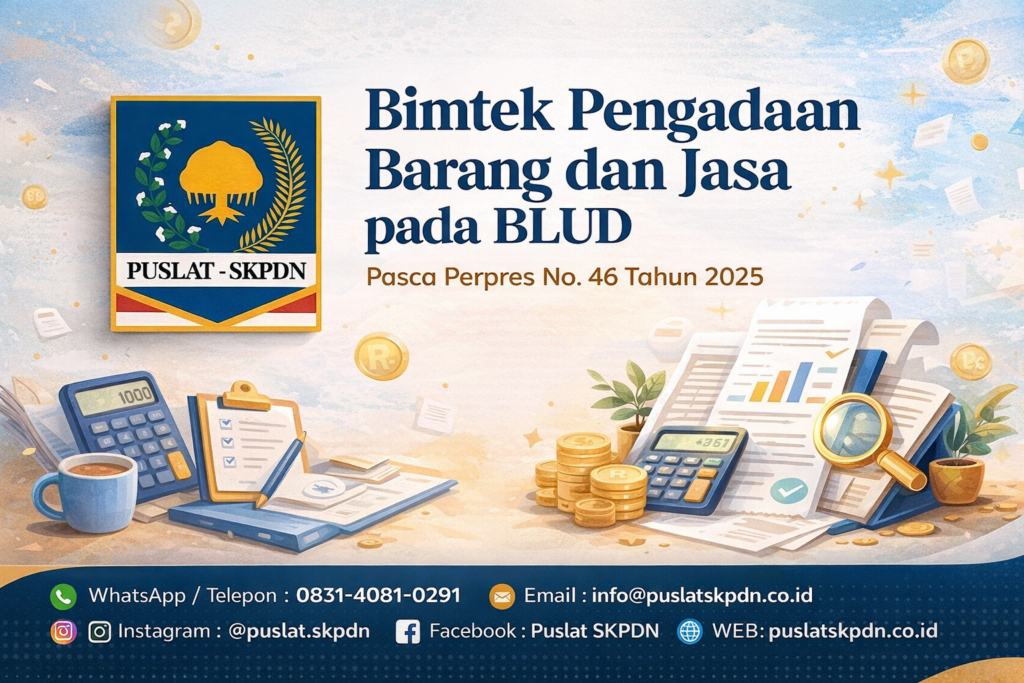 Bimtek Pengadaan Barang dan Jasa pada BLUD Pasca Perpres No. 46 Tahun 2025