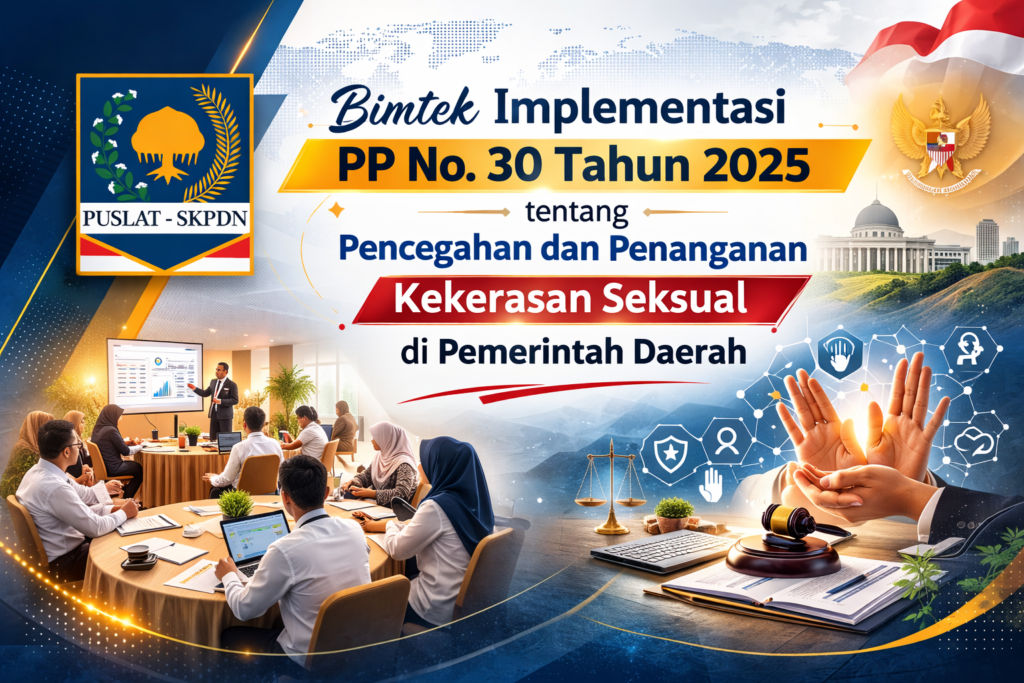 Bimtek Implementasi PP No. 30 Tahun 2025 tentang Pencegahan dan Penanganan Kekerasan Seksual di Pemerintah Daerah