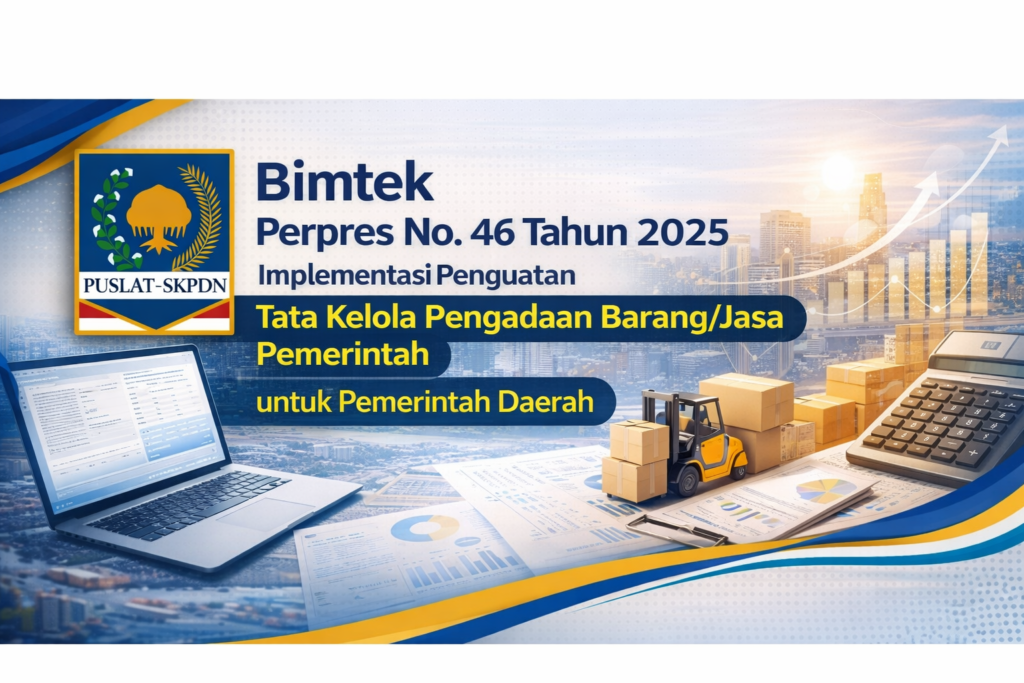 Bimtek Perpres No. 46 Tahun 2025 Implementasi Penguatan Tata Kelola Pengadaan Barang/Jasa Pemerintah untuk Pemerintah Daerah