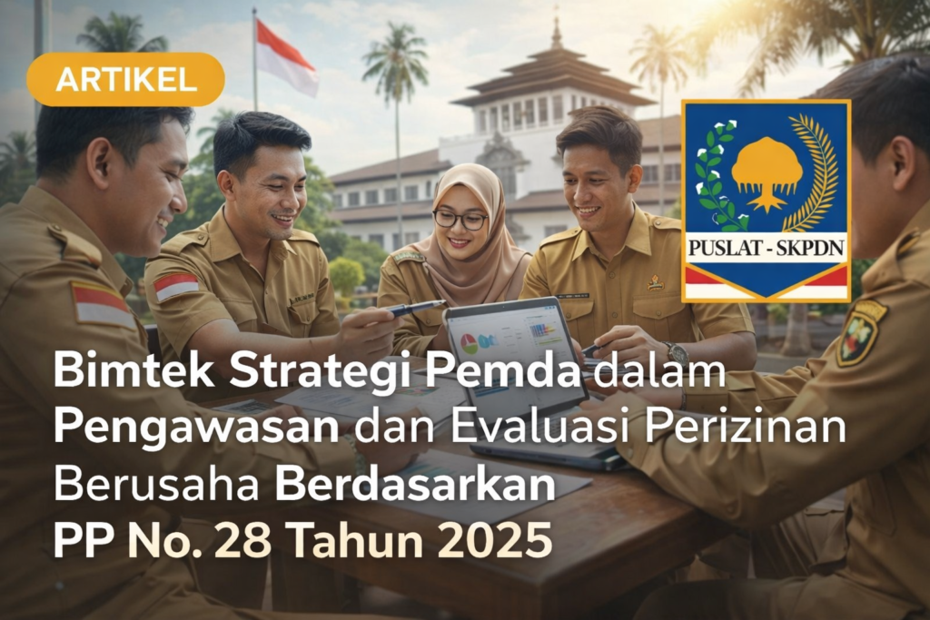 Bimtek Strategi Pemda dalam Pengawasan dan Evaluasi Perizinan Berusaha Berdasarkan PP No. 28 Tahun 2025