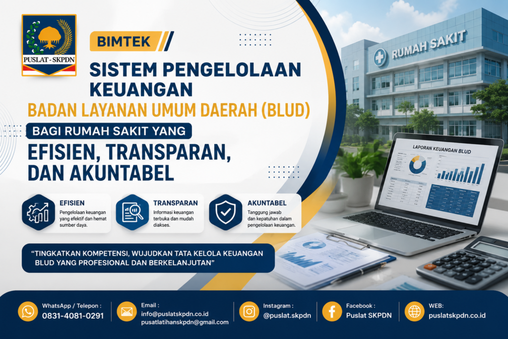 Bimtek Sistem Pengelolaan Keuangan Badan Layanan Umum Daerah (BLUD) bagi Rumah Sakit yang Efisien, Transparan, dan Akuntabel