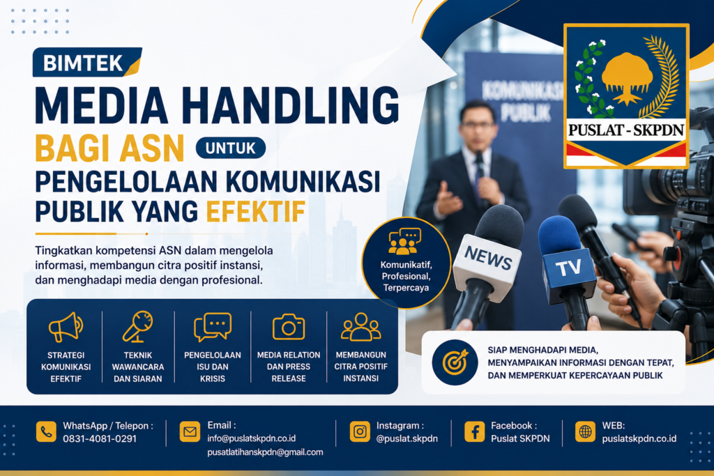 Bimtek Media Handling bagi ASN untuk Pengelolaan Komunikasi Publik yang Efektif