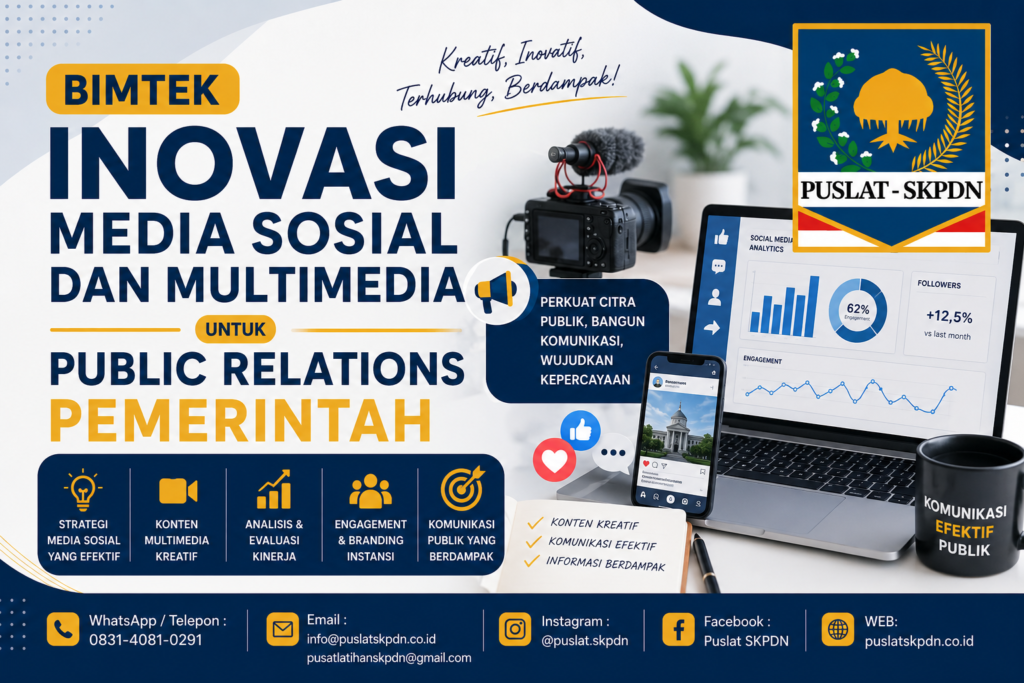 Bimtek Inovasi Media Sosial dan Multimedia untuk Public Relations Pemerintah