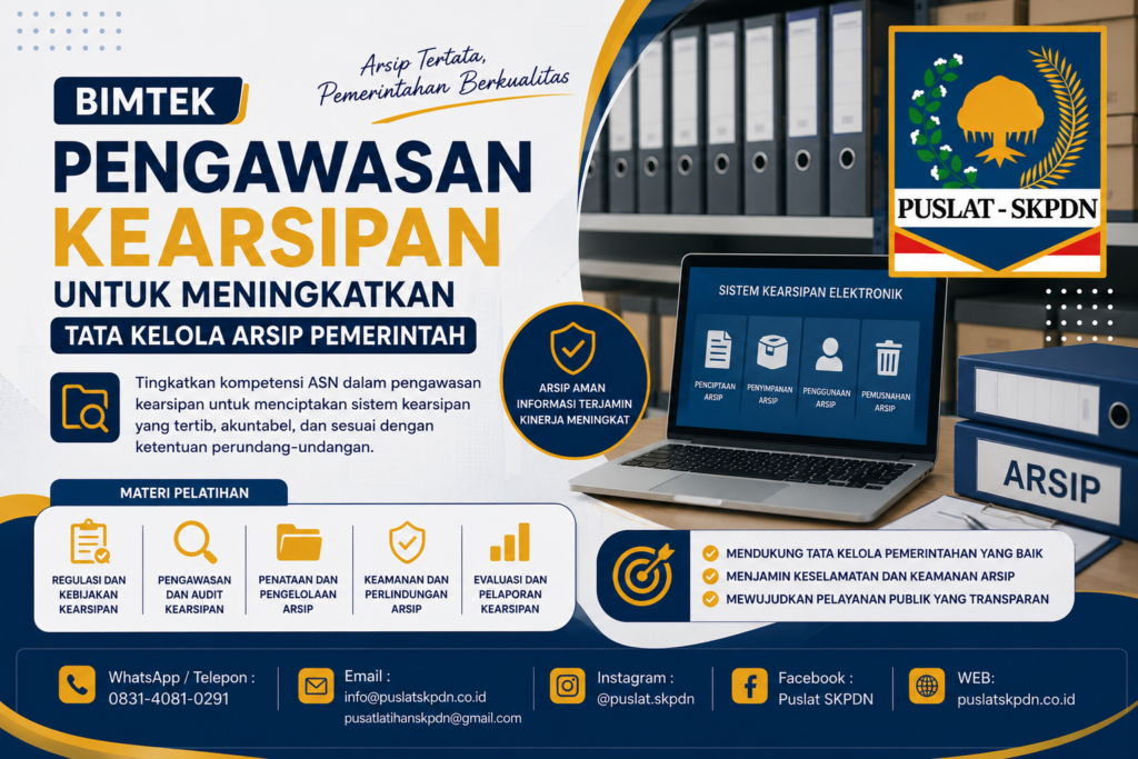 Bimtek Pengawasan Kearsipan untuk Meningkatkan Tata Kelola Arsip Pemerintah