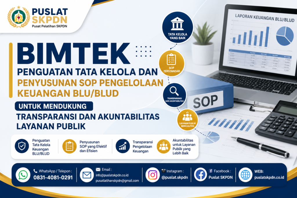 Bimtek Penguatan Tata Kelola dan Penyusunan SOP Pengelolaan Keuangan BLU/BLUD untuk Mendukung Transparansi dan Akuntabilitas Layanan Publik