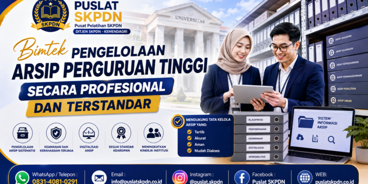 Bimtek Pengelolaan Arsip Perguruan Tinggi secara Profesional dan Terstandar