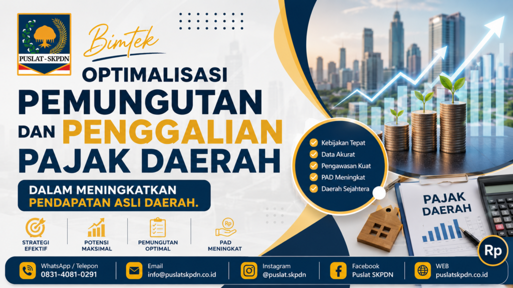 Bimtek Optimalisasi Pemungutan Dan Penggalian Pajak Daerah Dalam Meningkatkan Pendapatan Asli Daerah