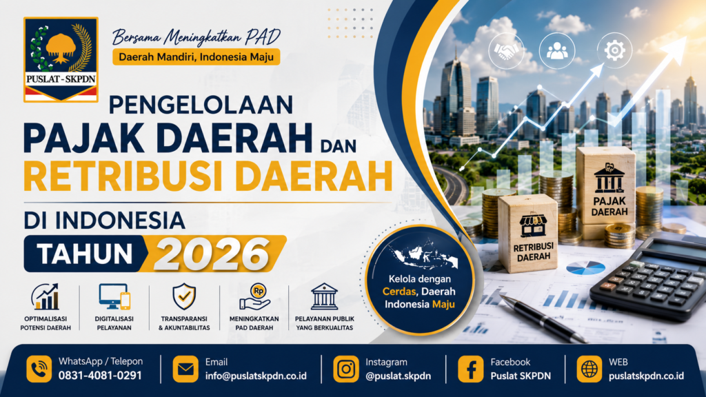 Bimtek Pengelolaan Pajak Daerah dan Retribusi Daerah di Indonesia tahun 2026