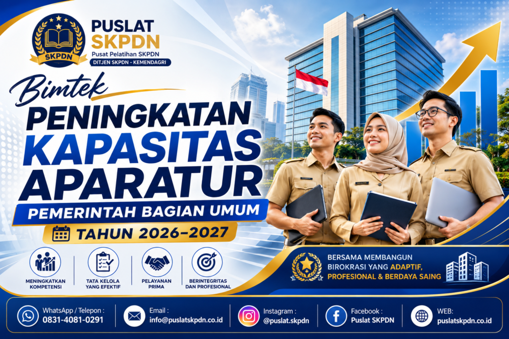Bimtek Peningkatan Kapasitas Aparatur Pemerintah Bagian Umum Tahun 2026–2027