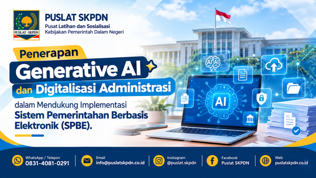 Penerapan Generative AI dan Digitalisasi Administrasi dalam Mendukung Implementasi Sistem Pemerintahan Berbasis Elektronik (SPBE)