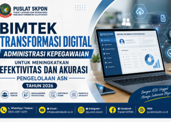 Bimtek Transformasi Digital Administrasi Kepegawaian untuk Meningkatkan Efektivitas dan Akurasi Pengelolaan ASN Tahun 2026