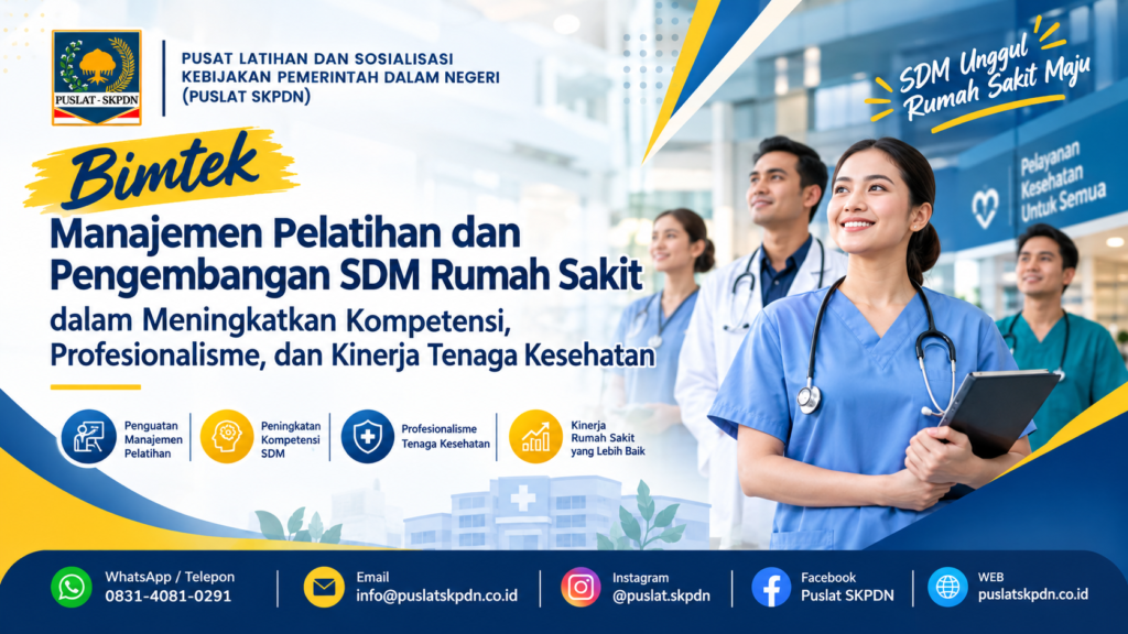 Bimtek Manajemen Pelatihan dan Pengembangan SDM Rumah Sakit dalam Meningkatkan Kompetensi, Profesionalisme, dan Kinerja Tenaga Kesehatan