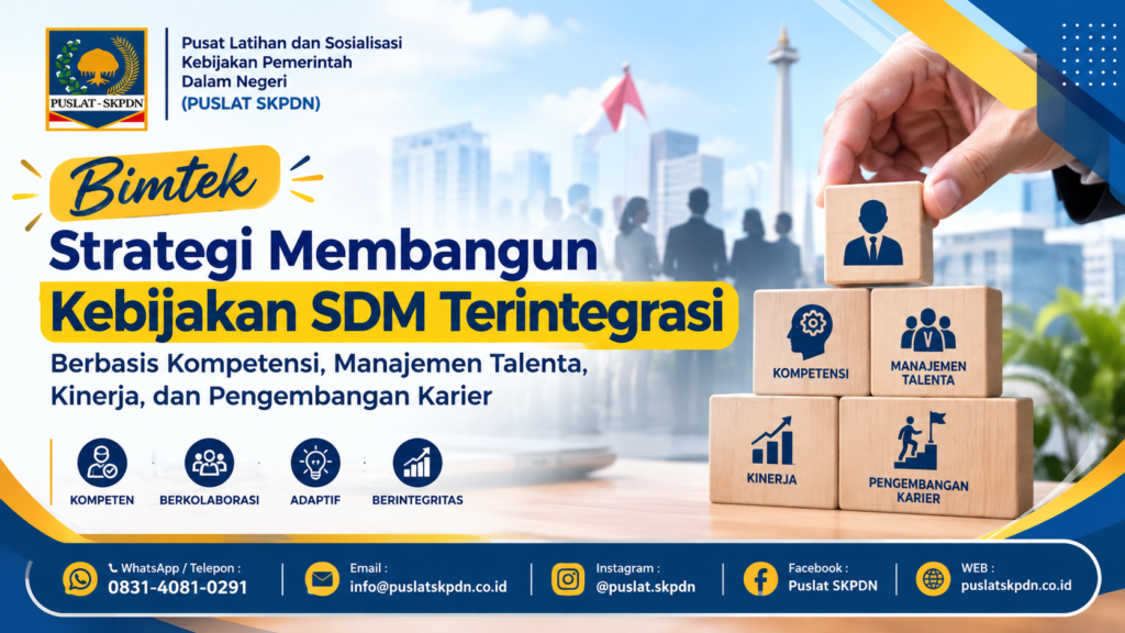 Bimtek Strategi Membangun Kebijakan SDM Terintegrasi Berbasis Kompetensi, Manajemen Talenta, Kinerja, dan Pengembangan Karier