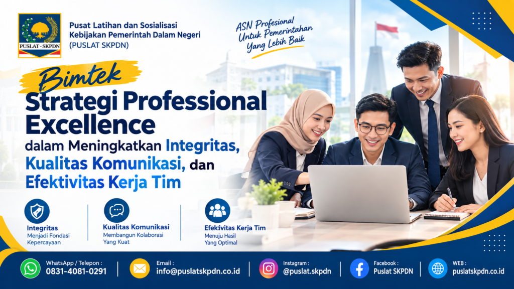 Bimtek Strategi Professional Excellence dalam Meningkatkan Integritas, Kualitas Komunikasi, dan Efektivitas Kerja Tim