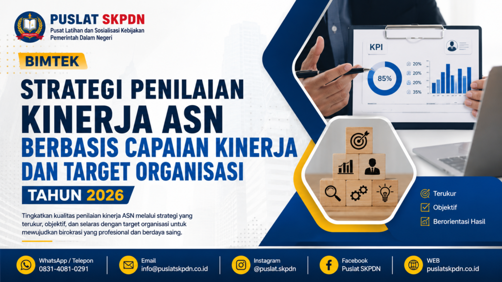 Bimtek Strategi Penilaian Kinerja ASN Berbasis Capaian Kinerja dan Target Organisasi Tahun 2026