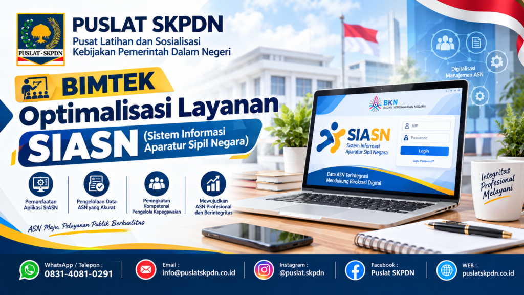 Bimtek Penyusunan SKP, Evaluasi Kinerja, dan Standar Kompetensi Jabatan PNS