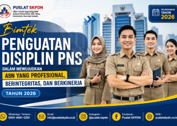 Bimtek Penguatan Disiplin PNS dalam Mewujudkan ASN yang Profesional, Berintegritas, dan Berkinerja Tahun 2026