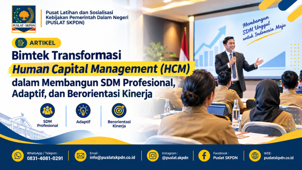 Bimtek Transformasi Human Capital Management (HCM) dalam Membangun SDM Profesional, Adaptif, dan Berorientasi Kinerja